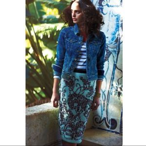 ❤️Anthropologie Lace Fable Pencil Skirt❤️